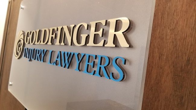 Lobby Sign Acrylic Sign with backer