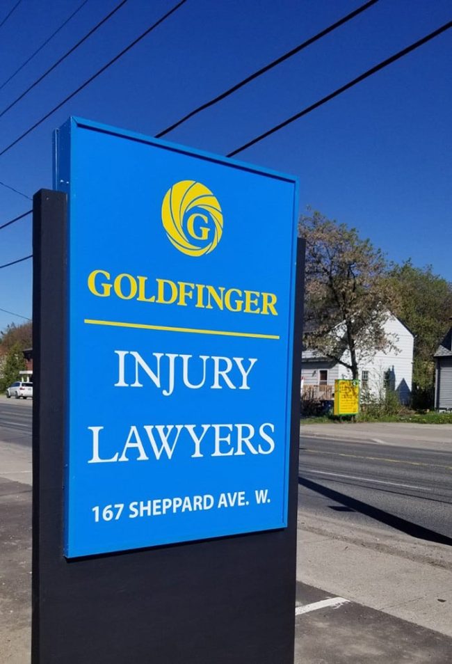 Illuminated Pylon Sign